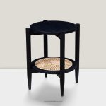Nakas Kayu Jati Kombinasi Rotan Model Minimalis Modern YMJ-NKS 69 - Image 2