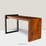 Set Meja Kerja Kayu Trembesi Minimalis Modern YMJ-MJK 22 - Image 3