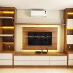 Interior Furniture Backdrop TV Minimalis Modern YMJ-IF 001