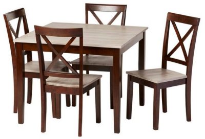 model kursi makan dari kayu