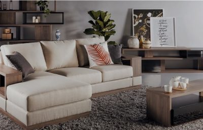 sofa kulit minimalis modern untuk ruang tamu kecil