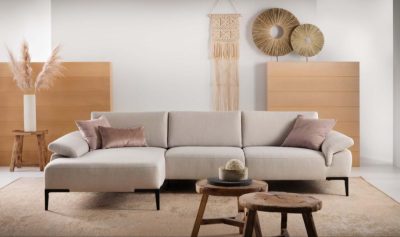 cream sofa
