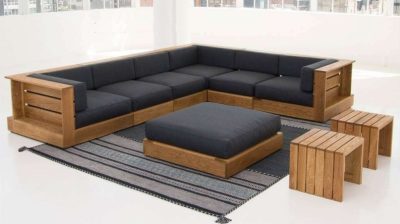 sofa leter l sudut