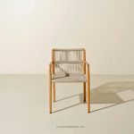 Kursi Cafe Minimalis Kayu Jati Kombinasi Rope YMJ KC 75 - Image 2