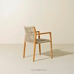 Kursi Cafe Minimalis Kayu Jati Kombinasi Rope YMJ KC 75 - Image 4