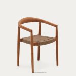 Furniture Kursi Cafe Minimalis Kayu Jati Kombinasi Rope YMJ KC 76
