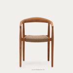 Kursi Cafe Minimalis Kayu Jati Kombinasi Rope YMJ KC 76 - Image 2