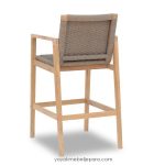 Kursi Bar Kayu Kombinasi Kulit Sintetis YMJ KBR 83 - Image 4