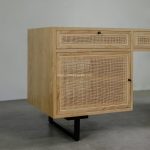 Set Meja Kerja Kayu Jati Minimalis Modern YMJ-MJK 23 - Image 3