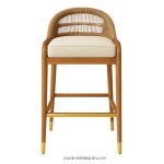 Kursi Bar Stool Kayu Jati Kombinasi Tali YMJ KBR 87