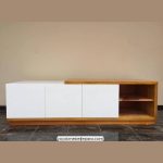 Bufet Meja TV Kayu Jati Model Minimalis YMJ-BFTV 172
