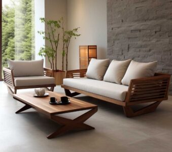 Furniture jati minimalis dengan desain elegan untuk rumah modern